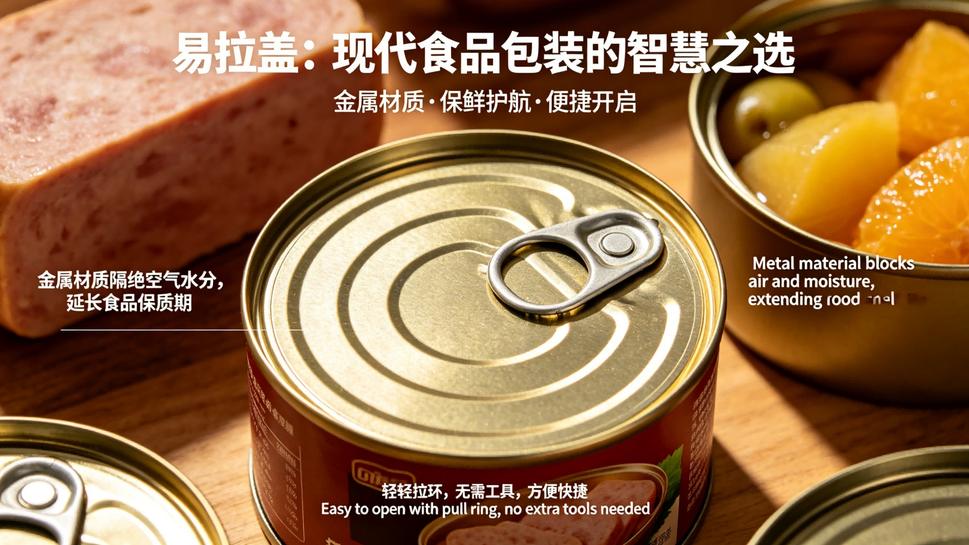 食品包装领域中易拉盖的应用