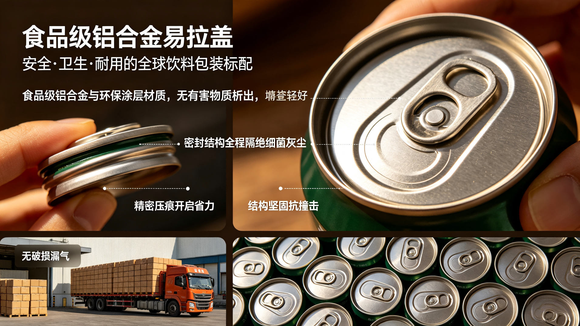 易拉盖的安全卫生高可靠性