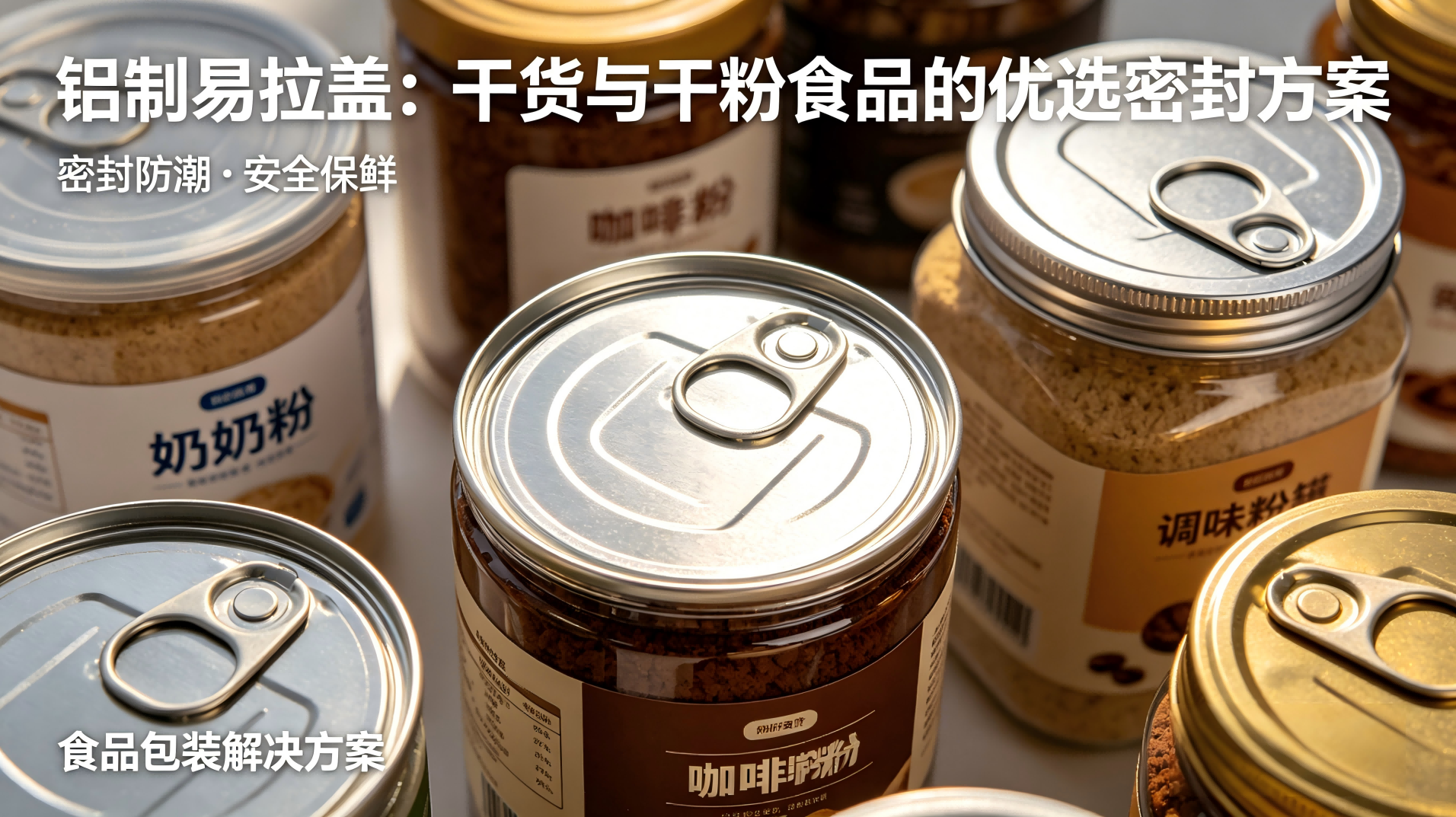 铝制易拉盖在干货干粉食品储存与运输中的注意事项