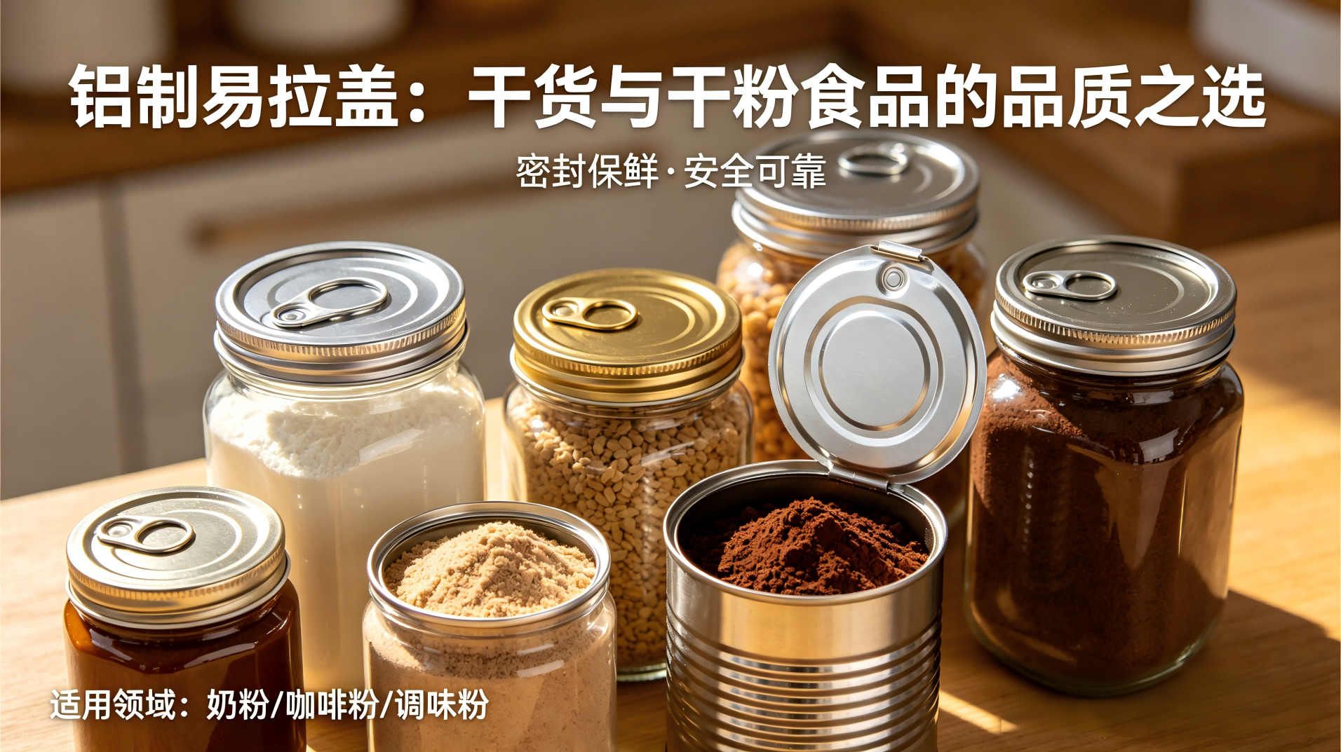 干货干粉食品包装中铝制易拉盖的密封与防漏要点