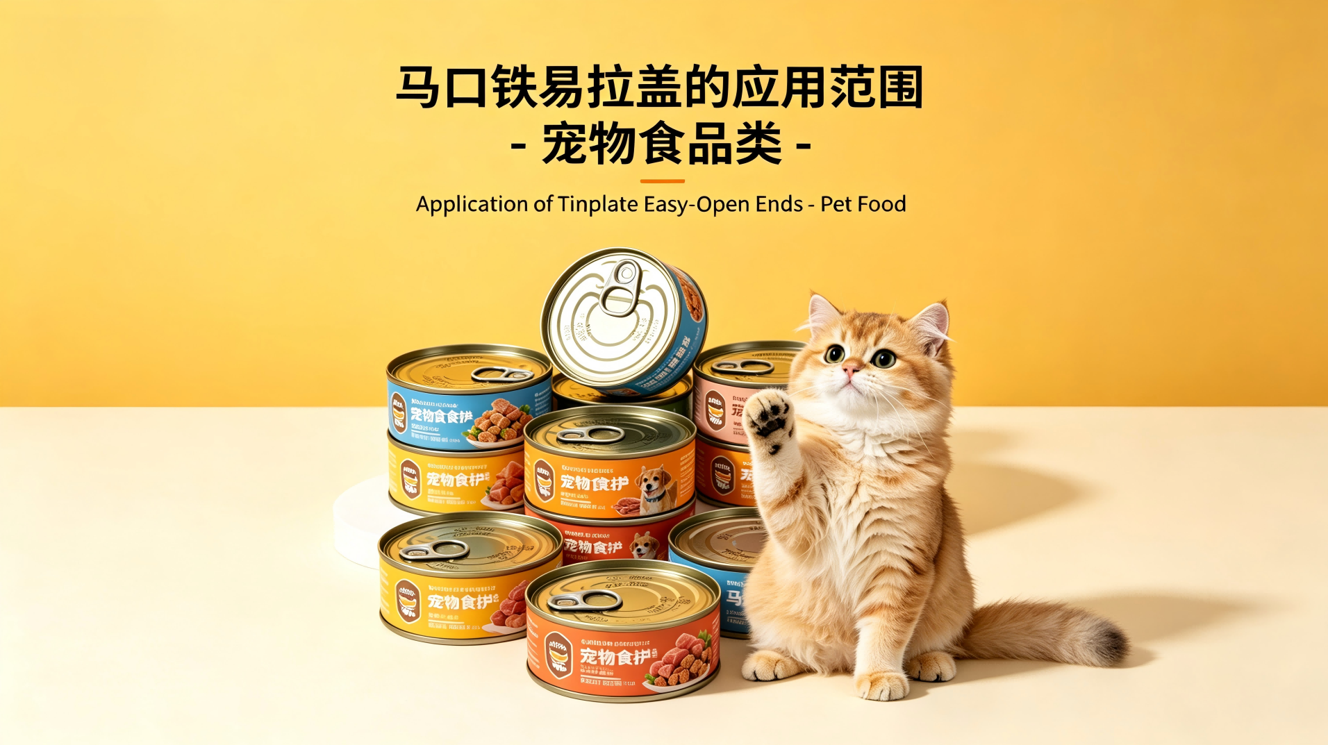 马口铁易拉盖在宠物食品类的应用