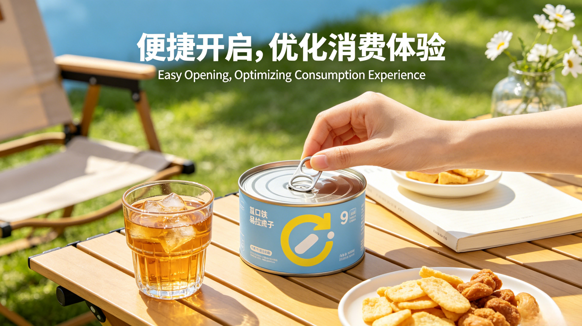 马口铁易拉盖便捷开启,优化消费体验