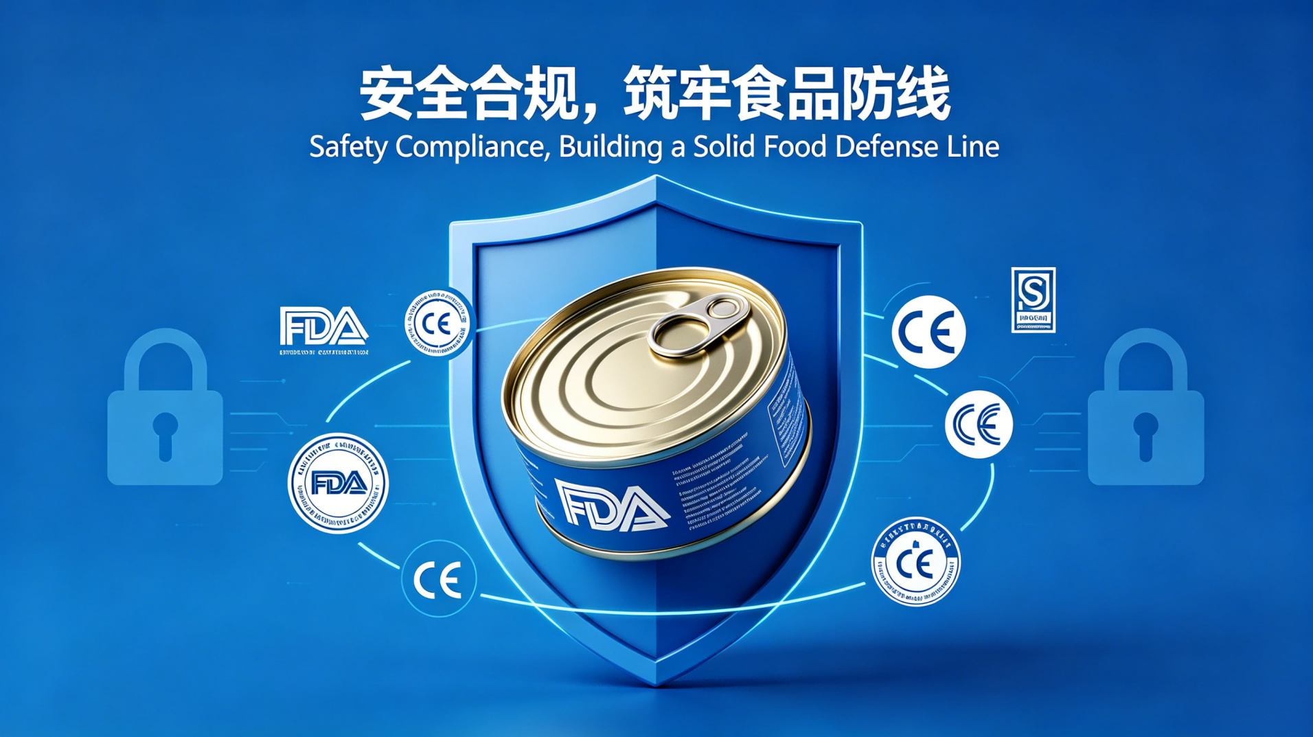 马口铁易拉盖安全合规,筑牢食品防线