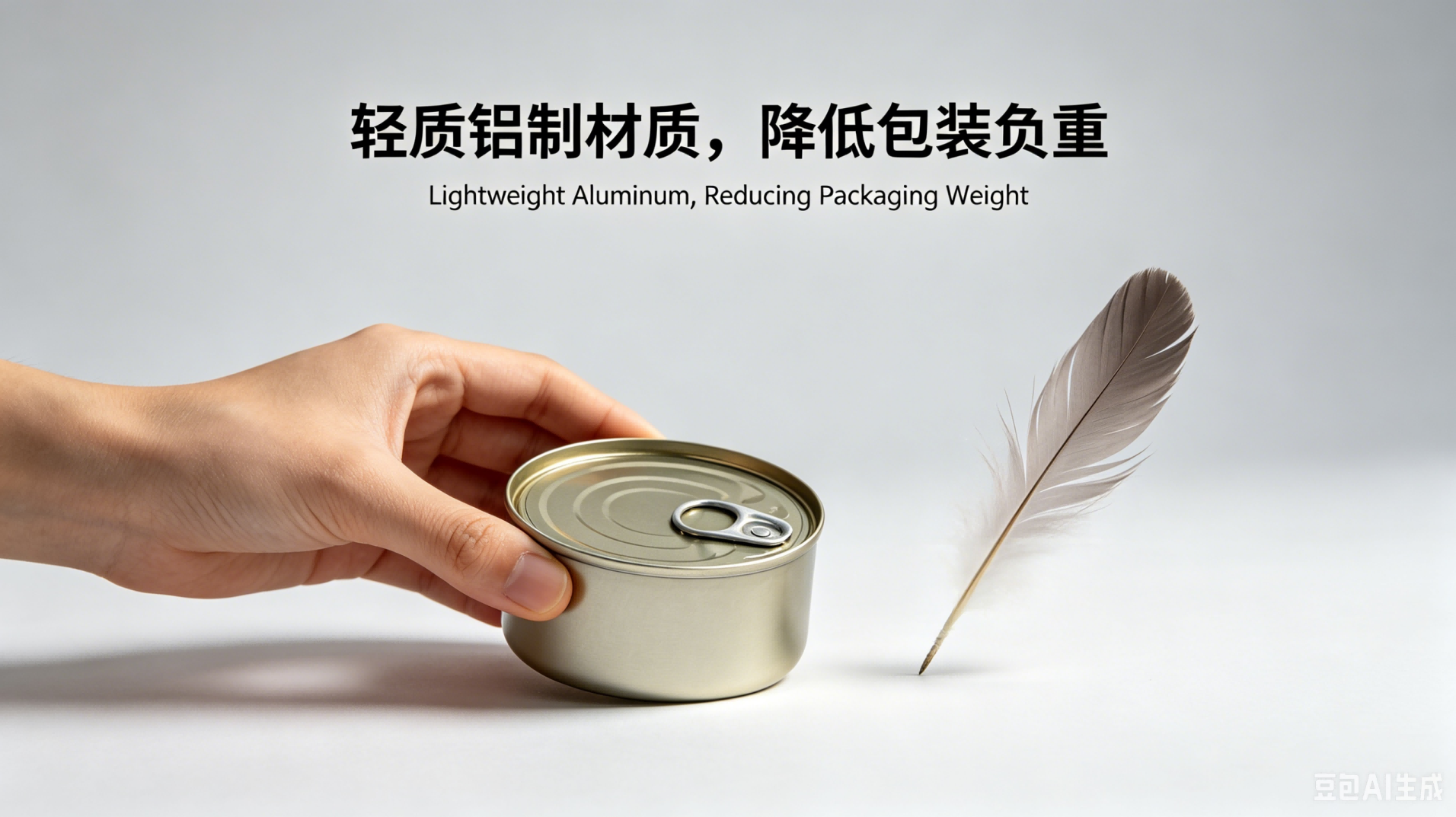 全开易拉盖降低包装负重
