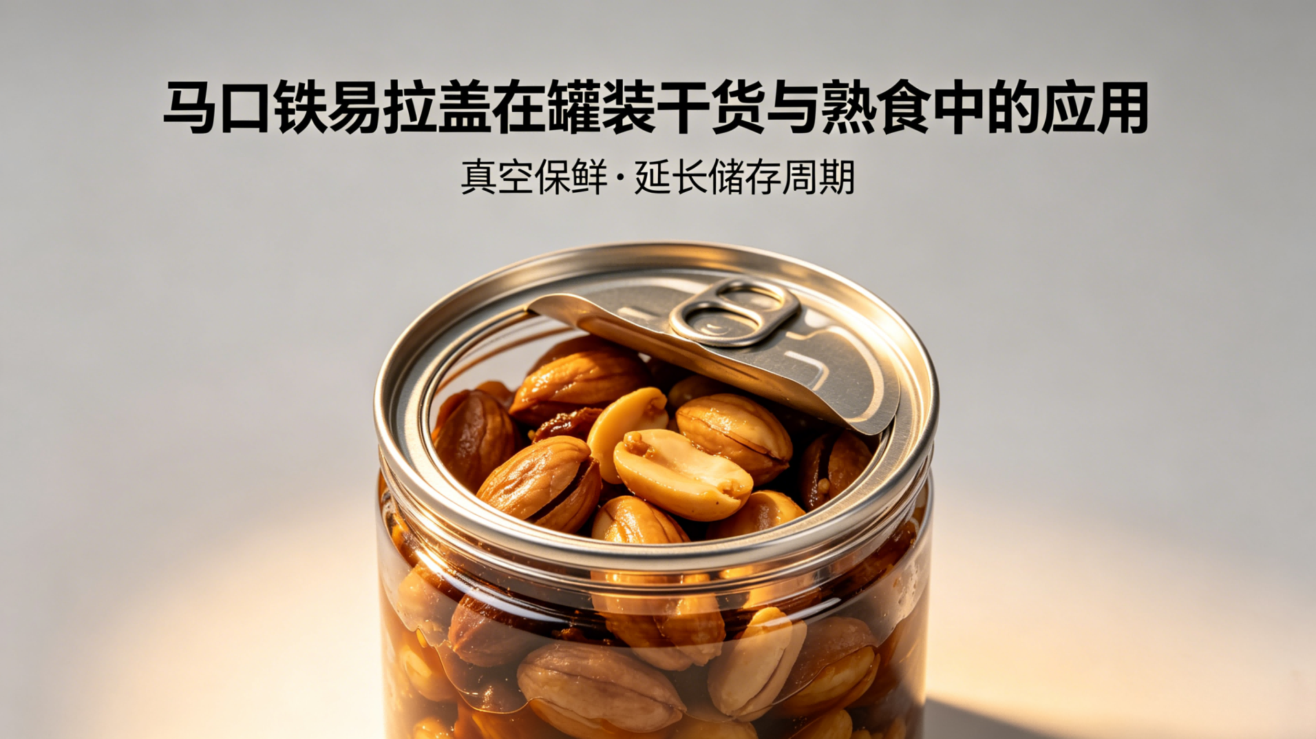 密封负压保鲜，延长罐装干货与熟食储存周期