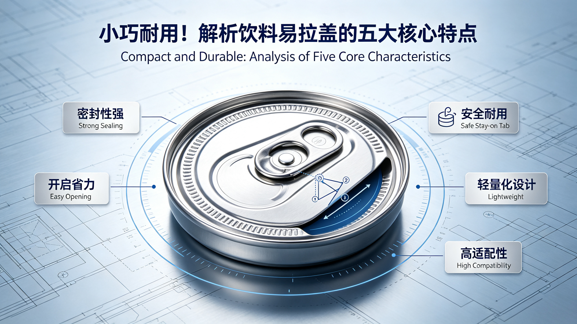 小巧耐用!解析饮料易拉盖的五大核心特点