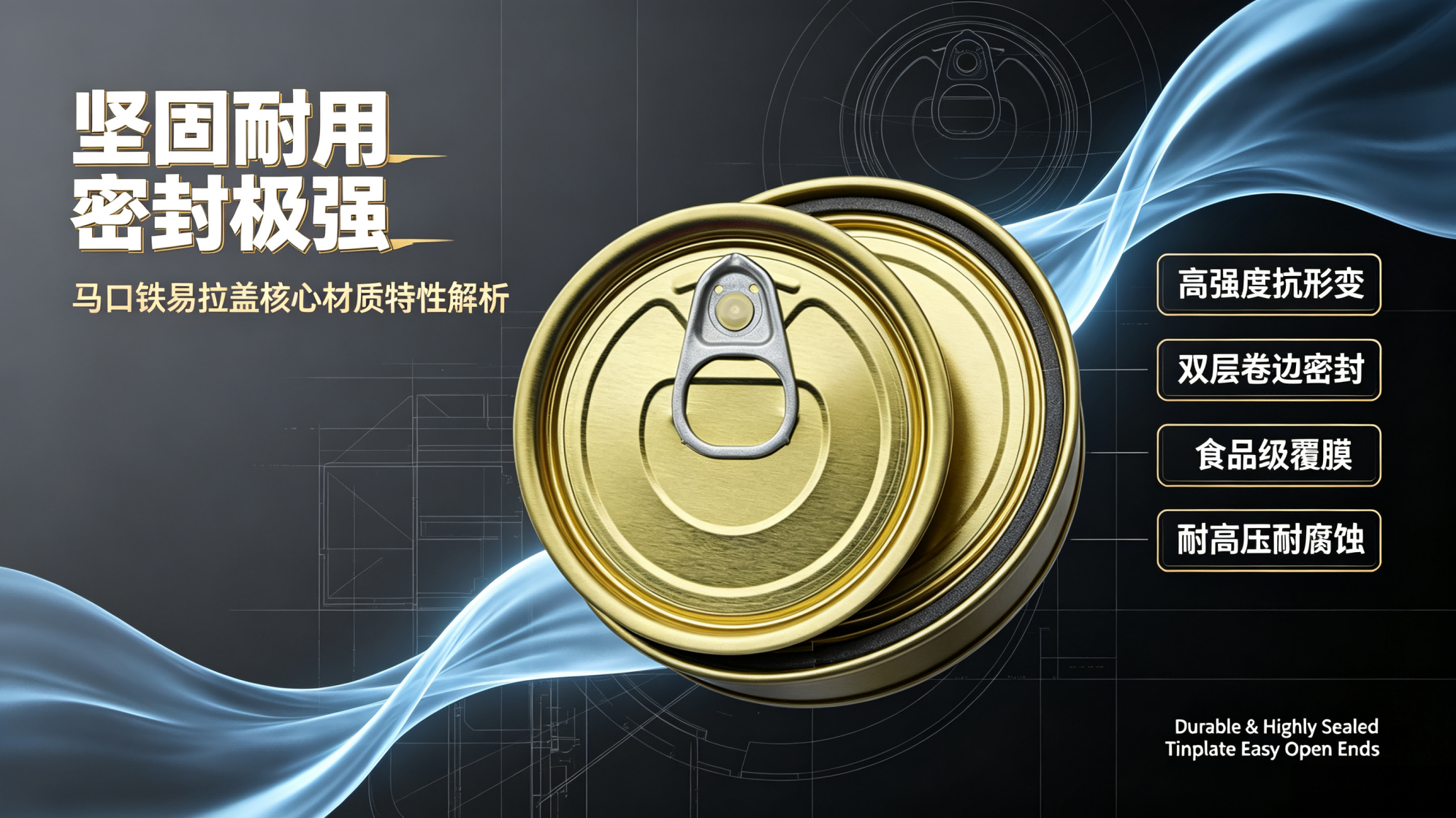 马口铁易拉盖的核心材质特性解析