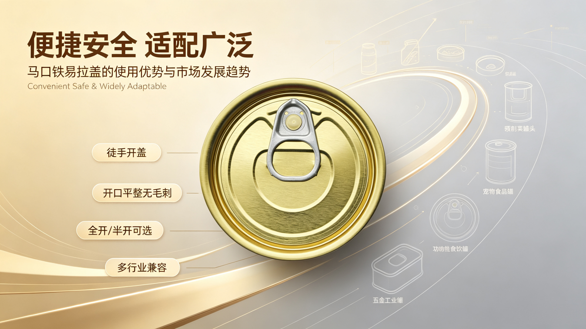 马口铁易拉盖的使用优势与市场发展趋势