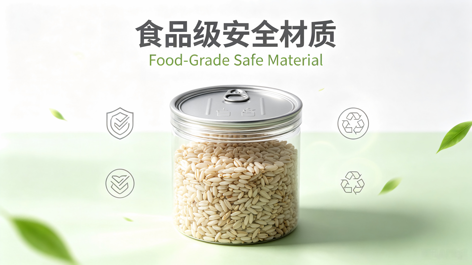 食品级材质 铝盖PET瓶干货包装安全可靠