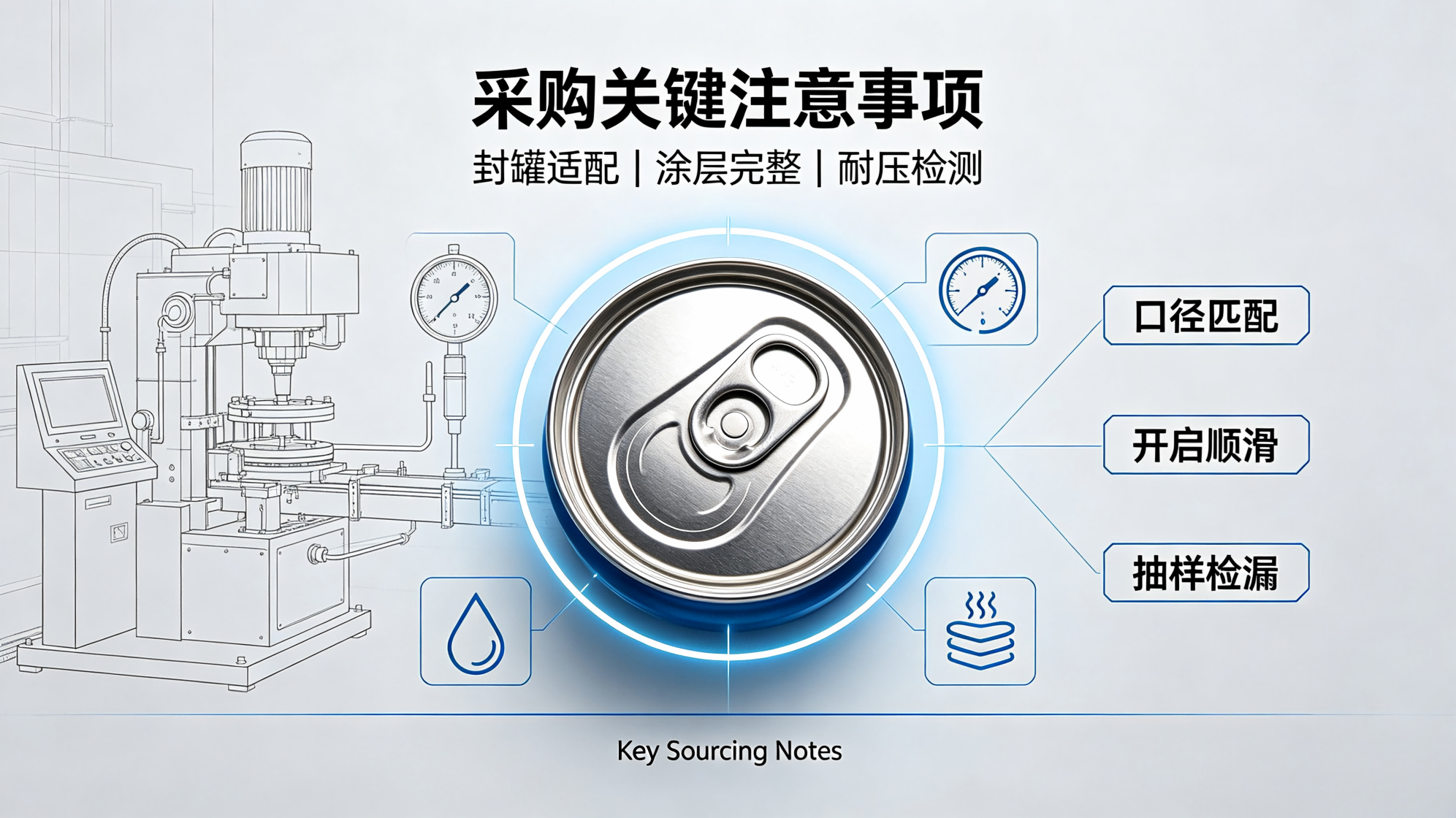 饮料罐易拉盖采购关键注意事项