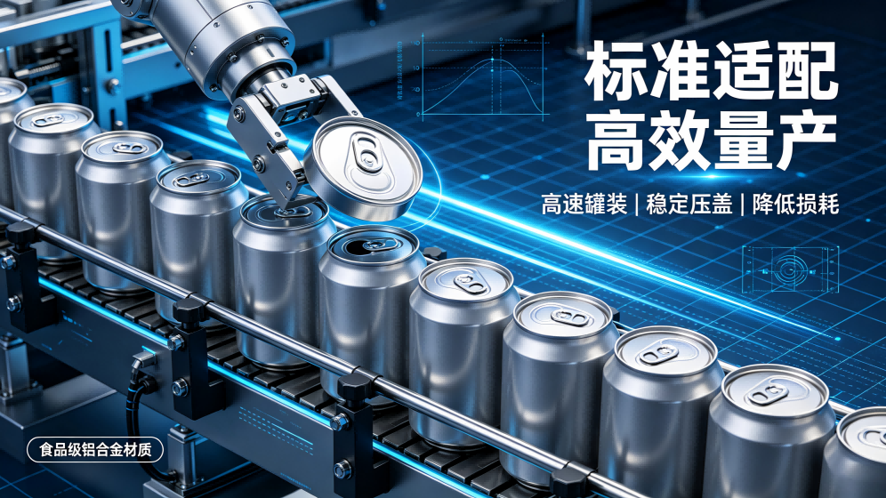 易拉盖适配碳酸饮料规模化生产