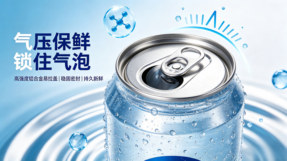 易拉盖保障碳酸饮料气压保鲜