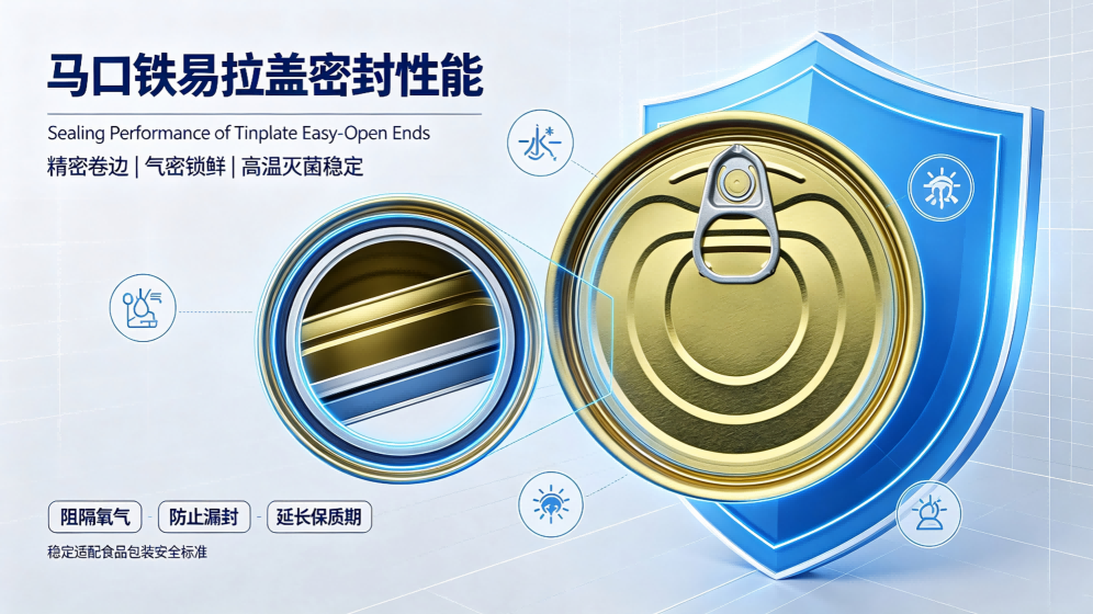 马口铁易拉盖密封性能
